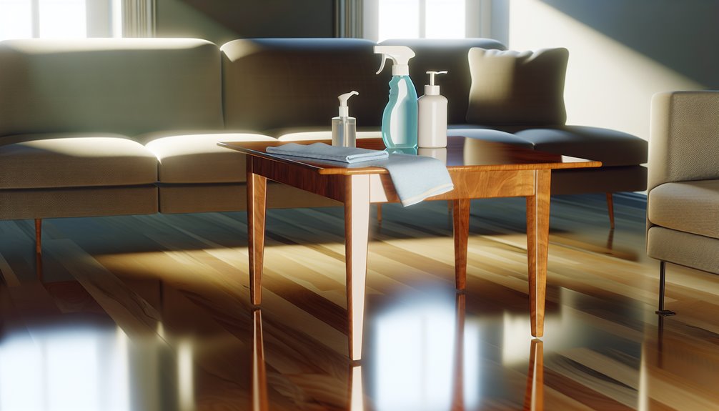 sanitize furniture effectively